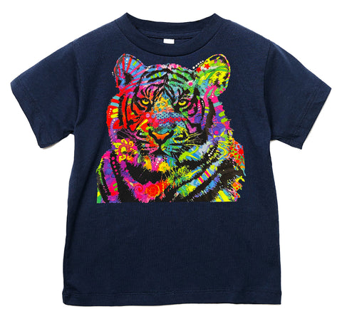 WD Tiger Tee, Navy (Infant, Toddler, Youth, Adult)