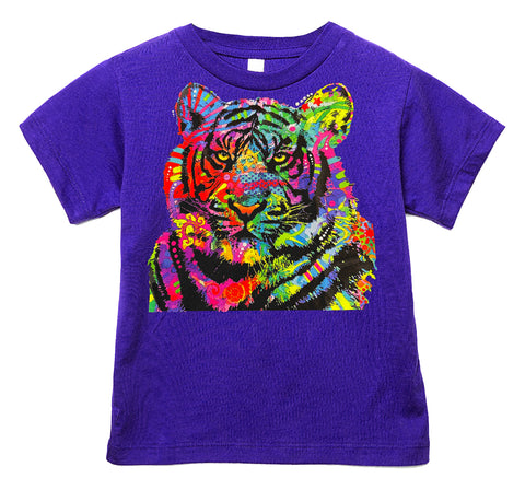 WD Tiger Tee, Hot Purple (Infant, Toddler, Youth, Adult)