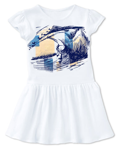 Trestles Dress, White  (Infant, Toddler)
