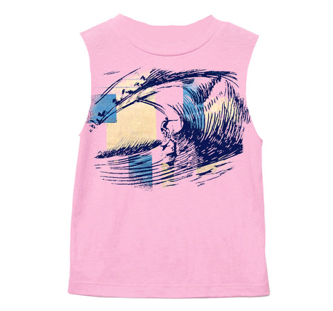 Trestles Muscle Tank, Lt. Pink  (Infant, Toddler, Youth, Adult)