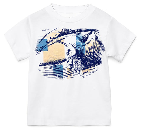 Trestles Tee, White  (Infant, Toddler, Youth, Adult)