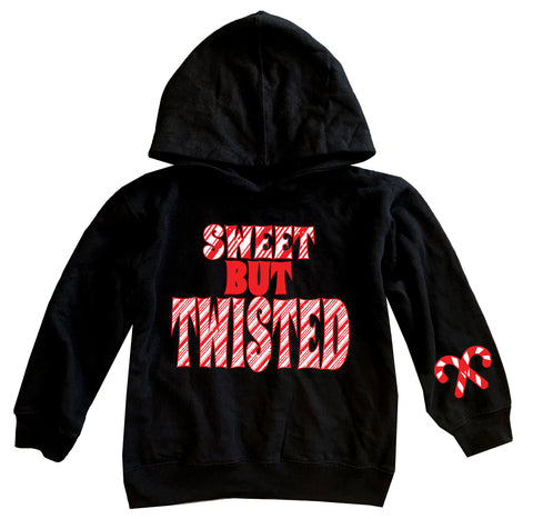 Twisted Fleece Hoodie, Black (Infant, Toddler, Youth, Adult)