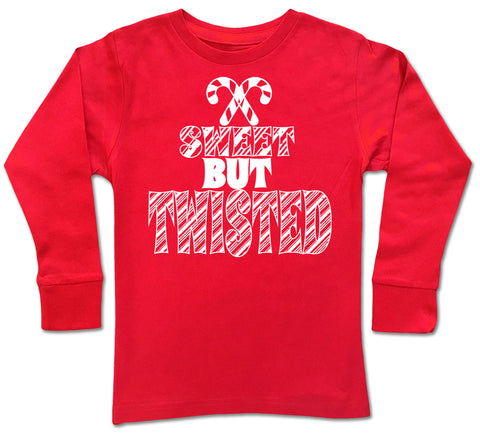 Twisted Long Sleeve Shirt,  Red (Infant, Toddler, Youth)