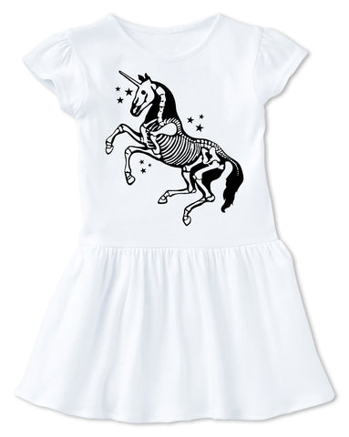 U- UniBones Dress, White (Infant, Toddler)
