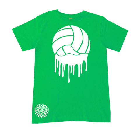 Volleyball Drip Tee,  Green  (Infant, Toddler, Youth, Adult)