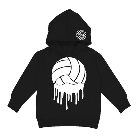 Drip Volleyball Hoodie, Black (Toddler, Youth, Adult)