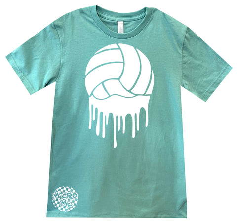 Volleyball Drip Tee,  Saltwater (Infant, Toddler, Youth, Adult)