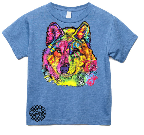 WD Wolf Tee, Carolina (Infant, Toddler, Youth, Adult)