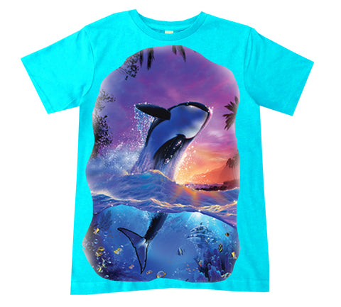 Orca Tee,  Tahiti (Infant, Toddler, Youth, Adult)