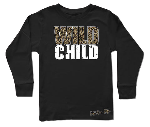 Wild Child LS, Black (Infant, Toddler, Youth)