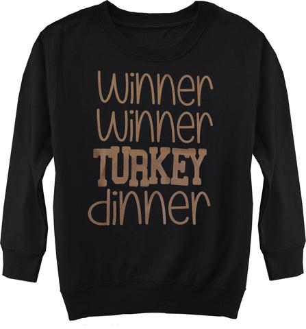 Winner Sweater, Black (Toddler, Youth)
