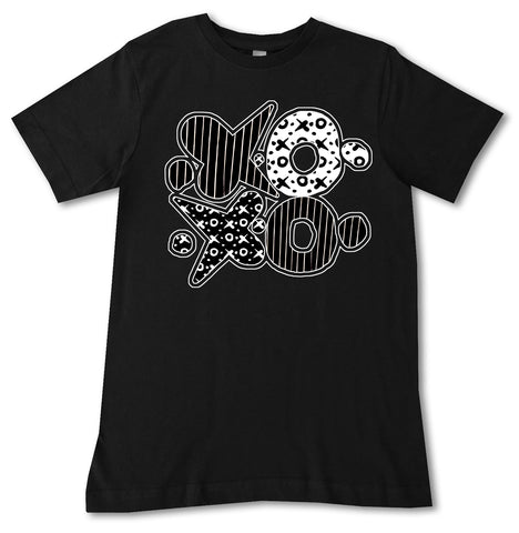 XOXO Patterns Tee,  Black  (Infant, Toddler, Youth, Adult)