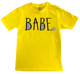 Babe Tee, Yellow (Infant, Toddler, Youth, Adult)